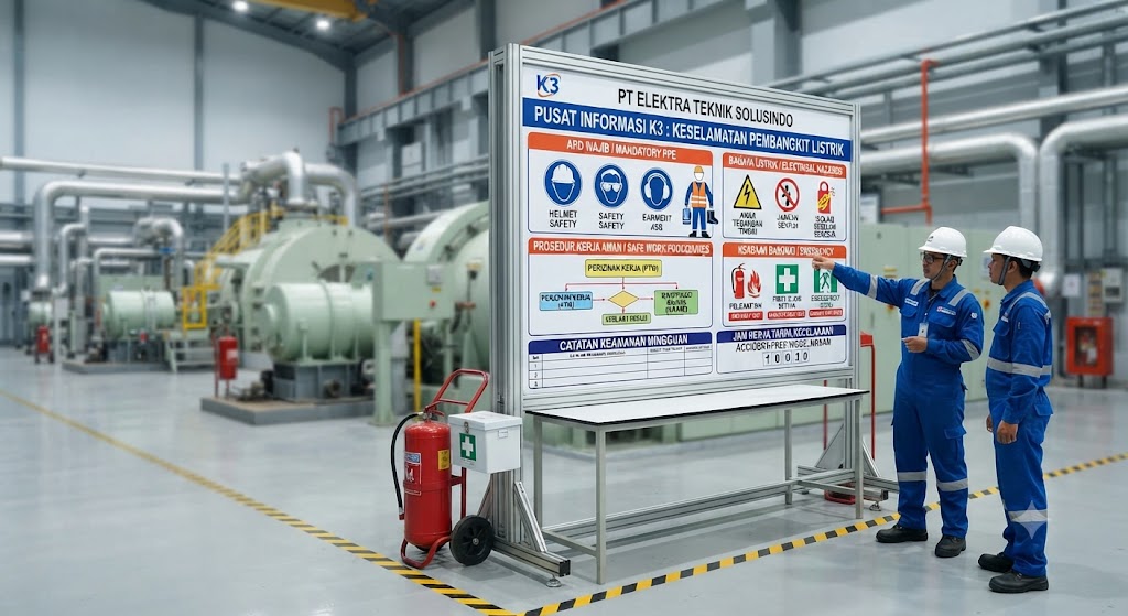 Komitmen Keselamatan dan Kesehatan Kerja (K3) PT Elektra Teknik Solusindo